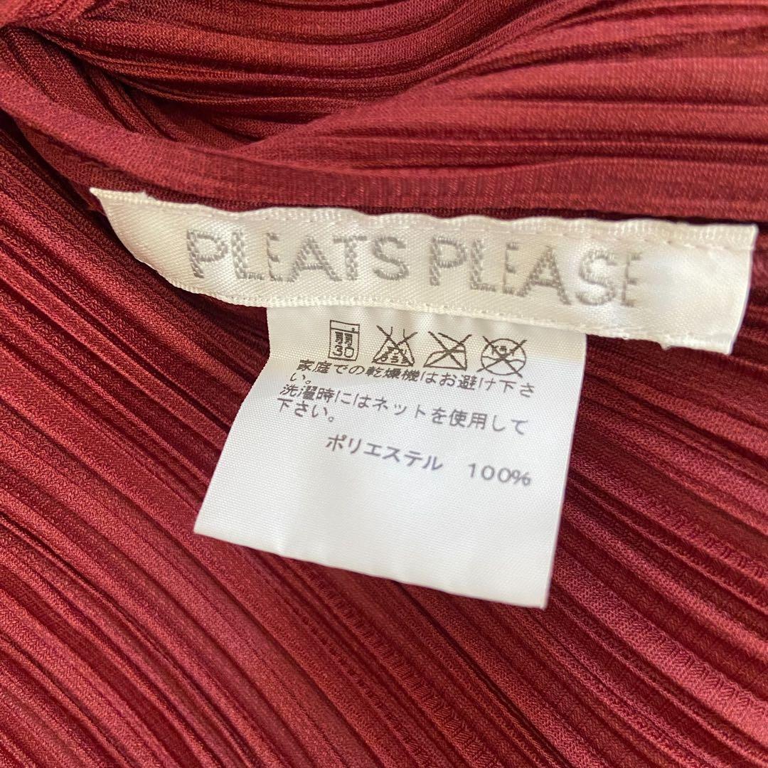 美品　プリーツプリーズ　羽織り　1ボタン　トップス　カーディガン　ブラウス　4