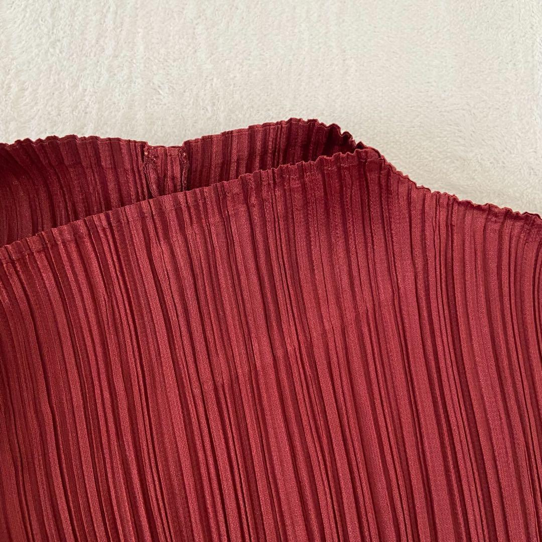 美品　プリーツプリーズ　羽織り　1ボタン　トップス　カーディガン　ブラウス　4