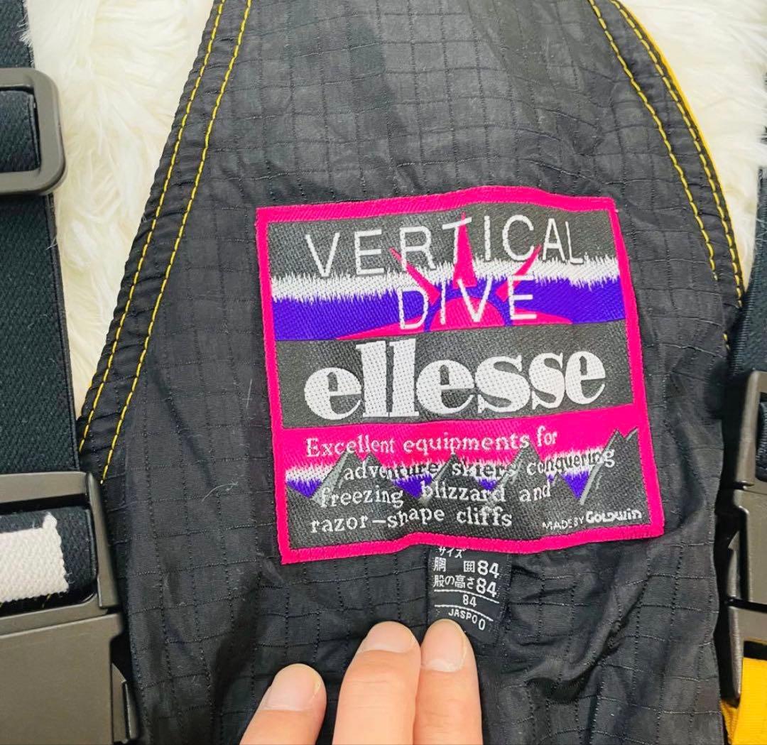 エレッセ スキーウェア 上下セット Lサイズ イエロー ゴールドウイン製
