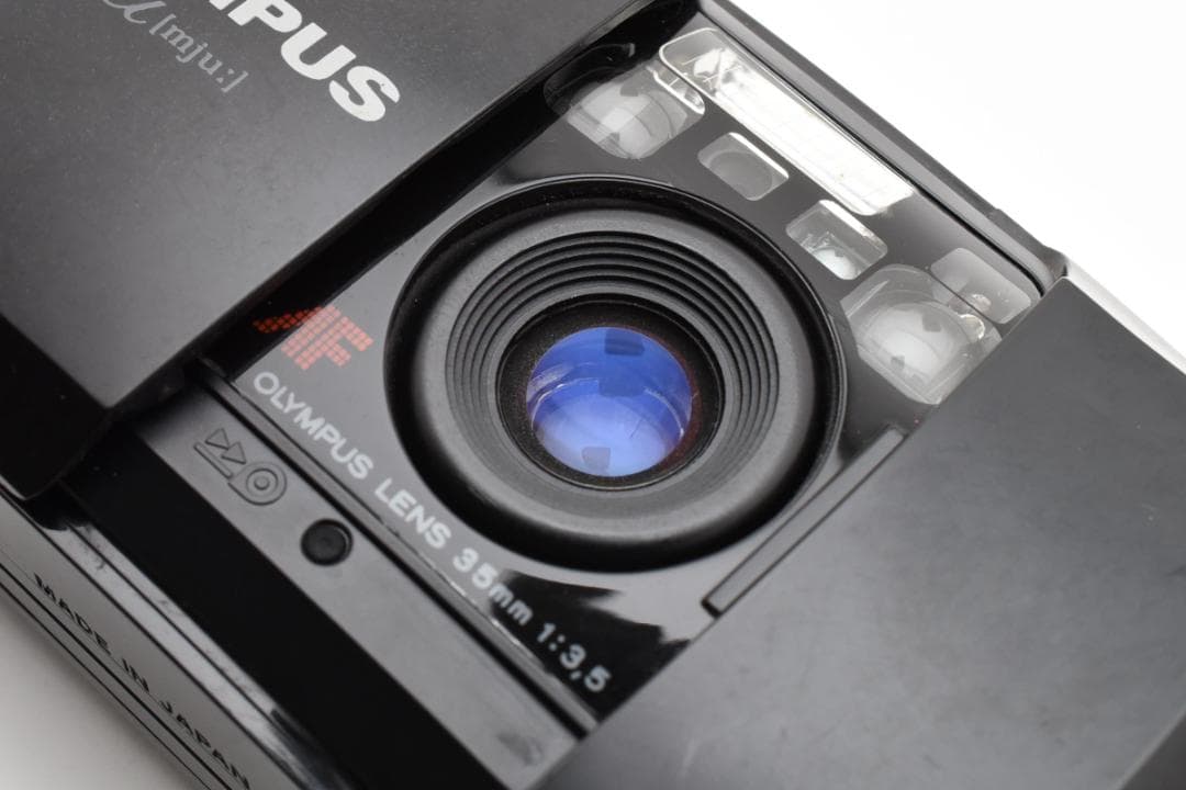 Olympus μ mju 1 AF Black Film Camera