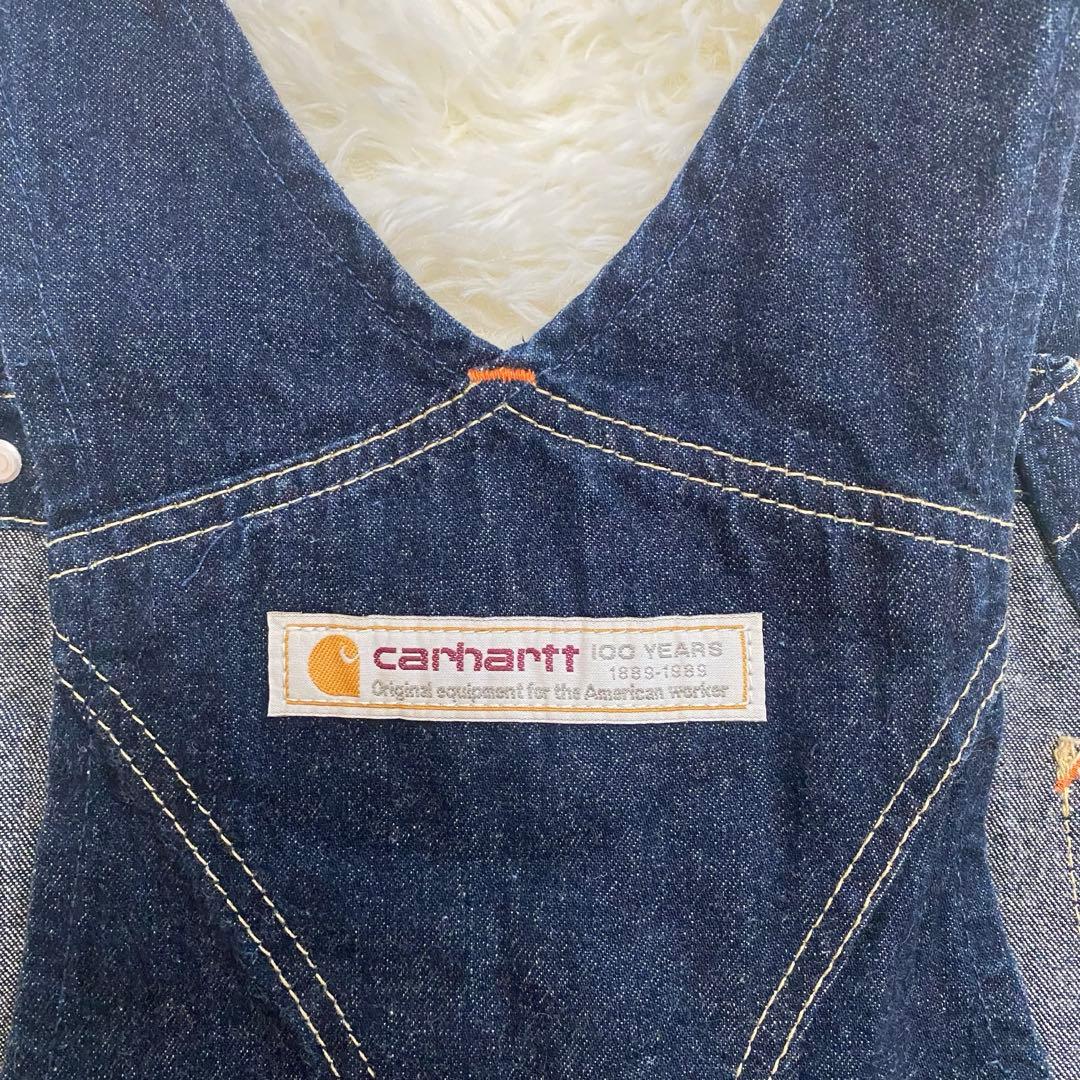✨美品✨ Carhartt カーハート 100周年 オーバーオール W34L34