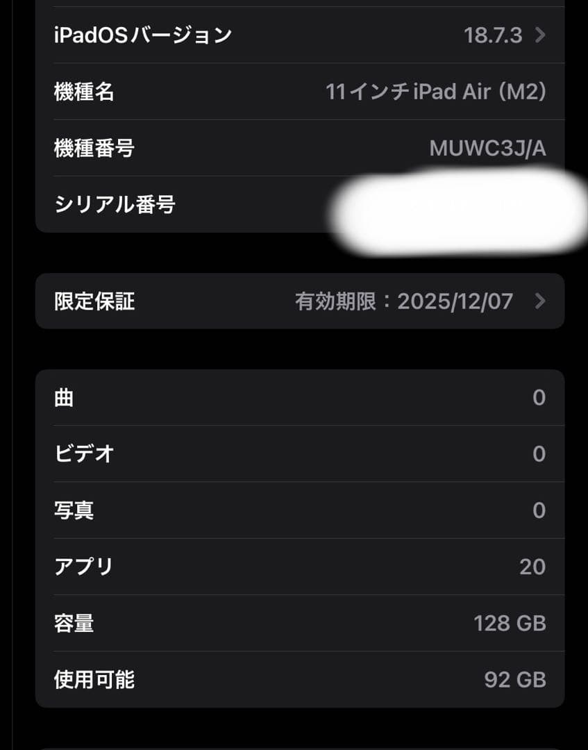 iPad Air本体128GB11インチM2スペースグレイ第6世代公式ケース付き