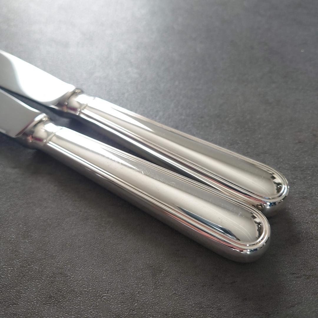 希少 美品 クリストフル アルビ テーブルナイフ 2点