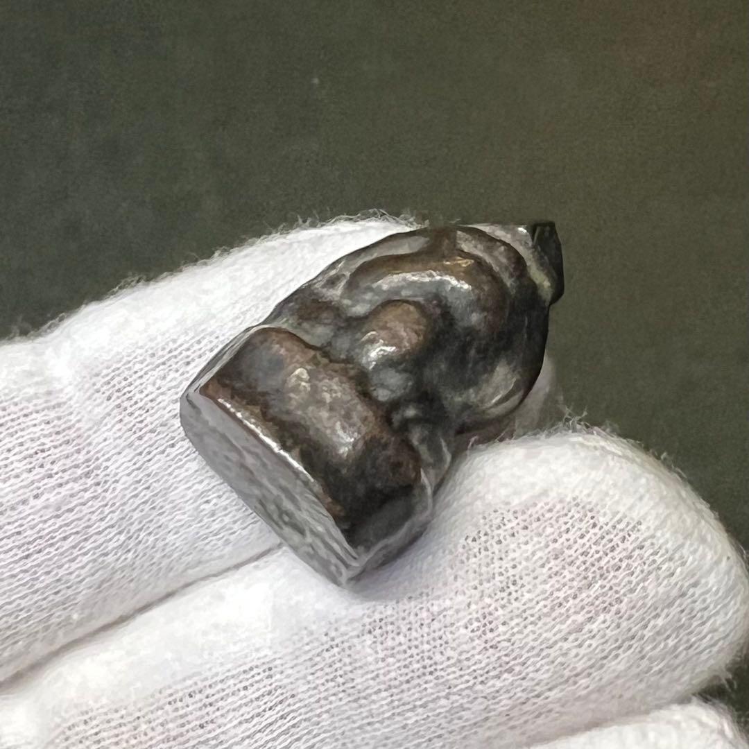 ◎古道具 庵々◎江戸時代 古銅製 恵比寿像 2.8cm 懐中仏◎豆仏 兜仏 仏像