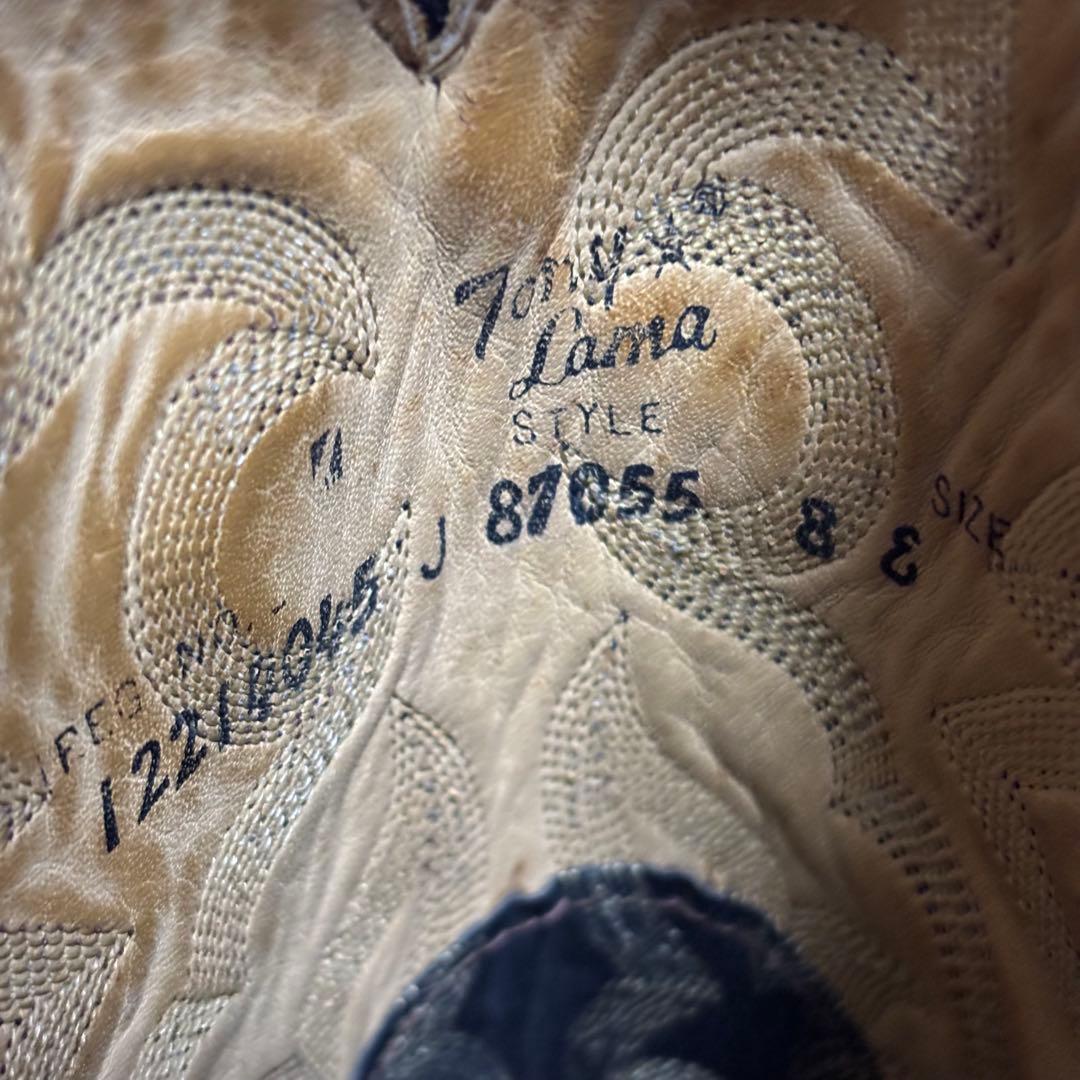 【希少】Tony Lama ウエスタンブーツ パイソン 87055 US8