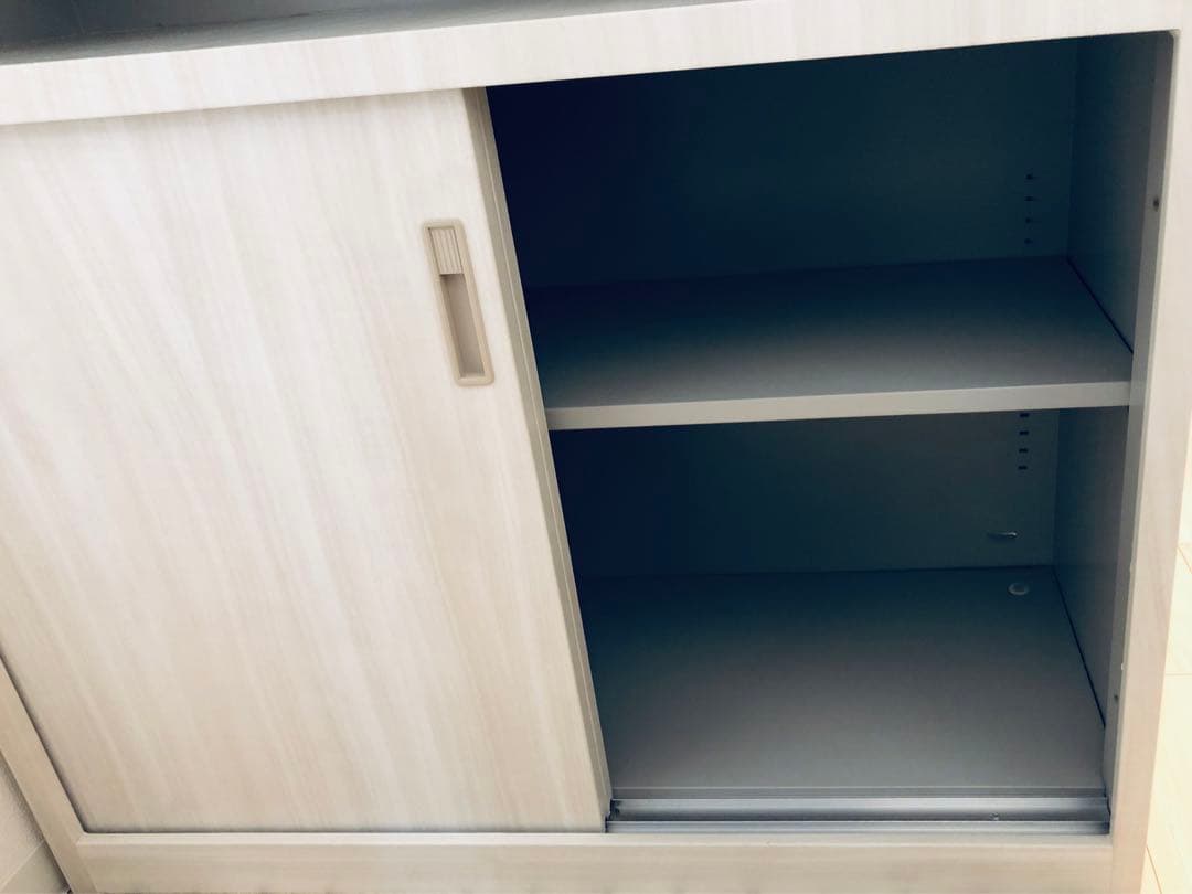 1/5削除!美品】ハイカウンター/受付カウンター約幅90×奥46×高95.5鍵付