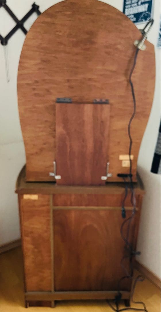 アンティーク調 ミラー付きドレッサー