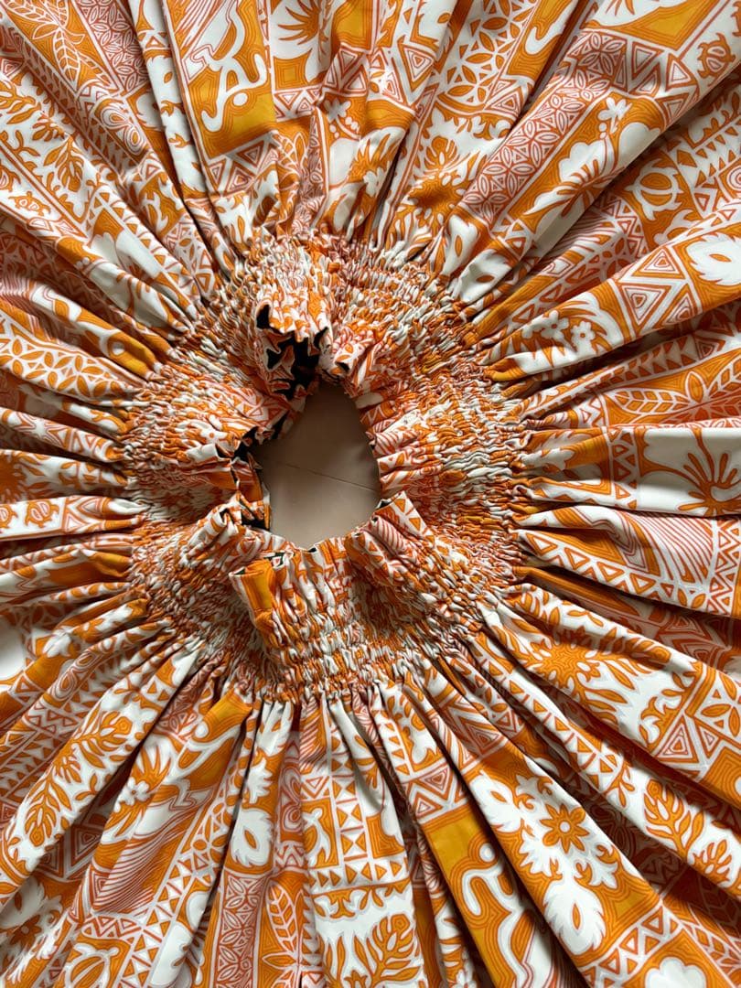 古着 ビンテージ ハワイアン ハンドメイド アロハ スカート 美品 希少