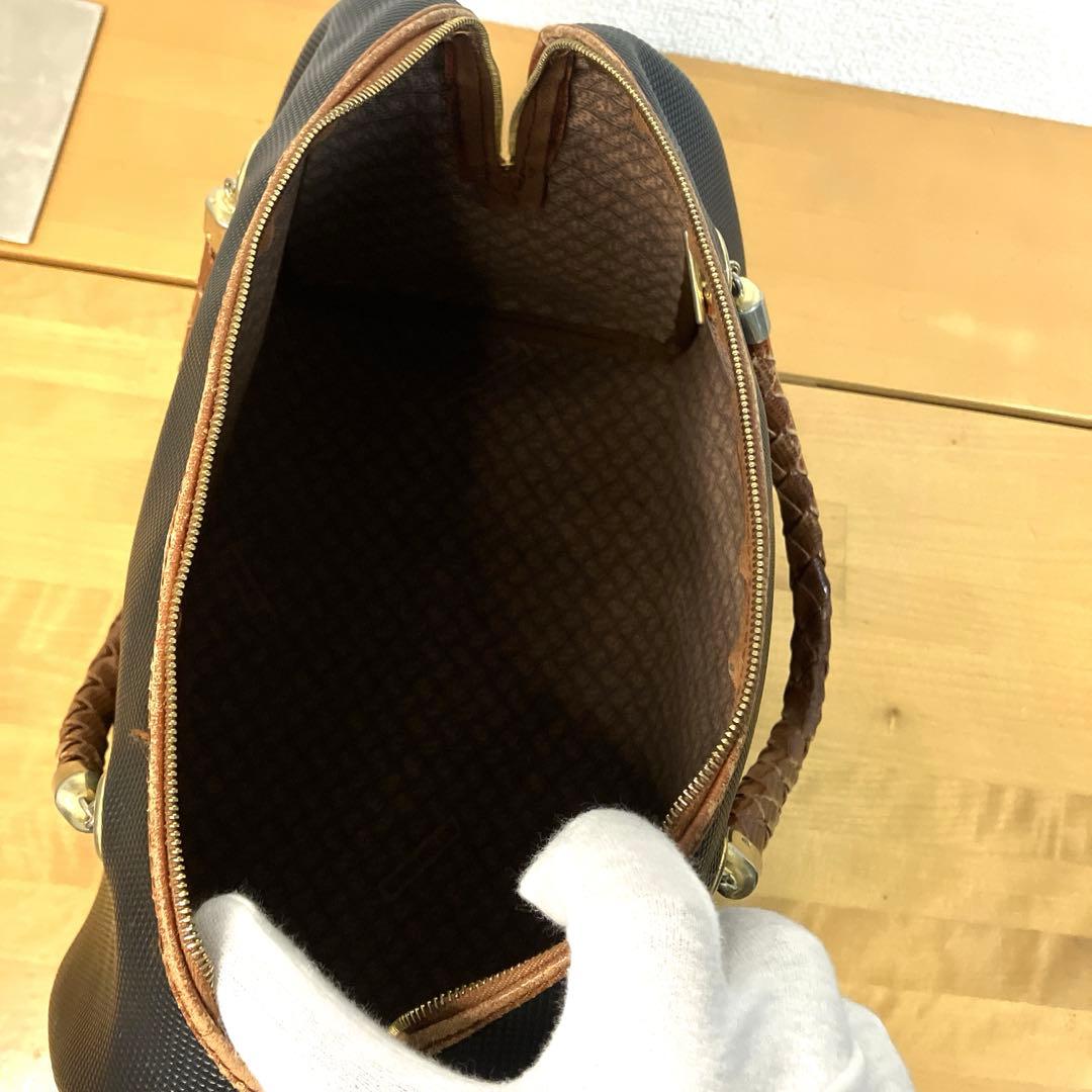 BOTTEGA VENETA ハンドバッグ マルコポーロ　PVCレザー ブラック