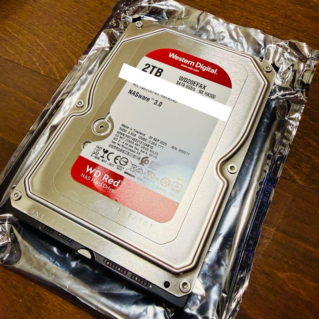 外付けハードディスク・ドライブ Synology DS223J + WD Red 2TB(7760h)