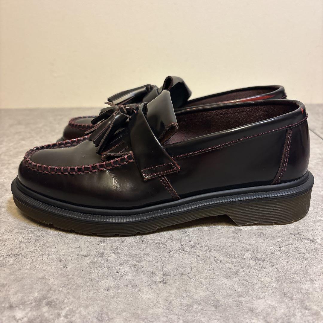 美品✨️ドクターマーチンADRIANタッセルローファー チェリーレッド UK5