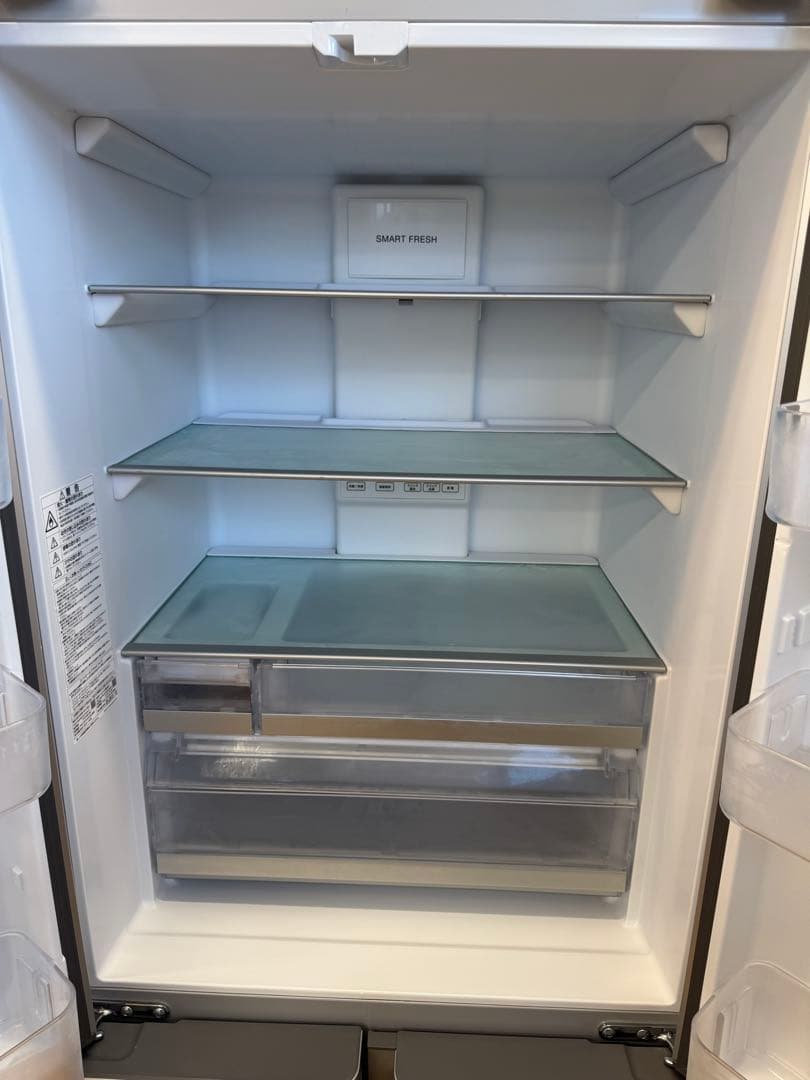 F086 AQUA ４ドア　冷蔵庫　フレンチドア　420L 2021年製