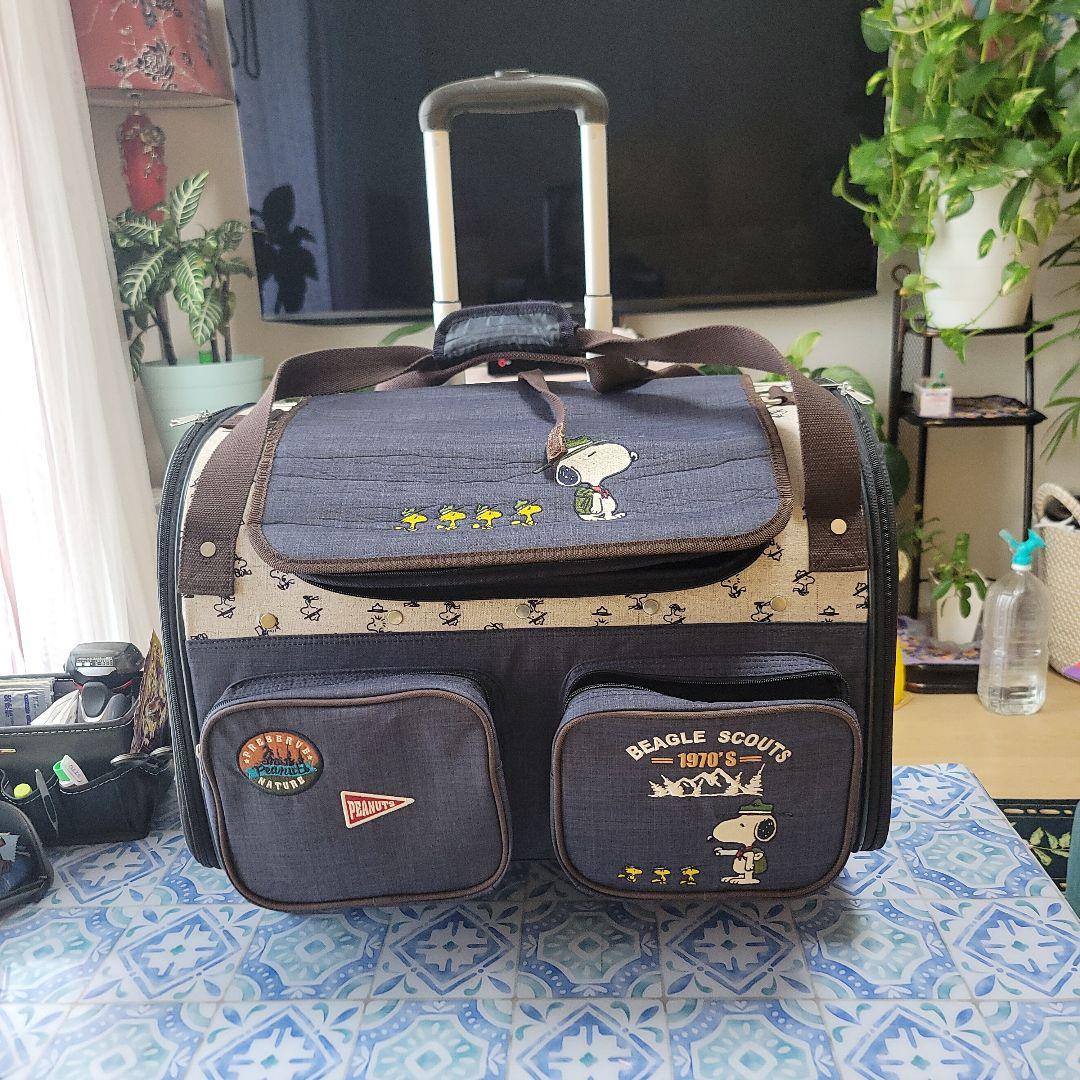 スヌーピーキャリーバッグ