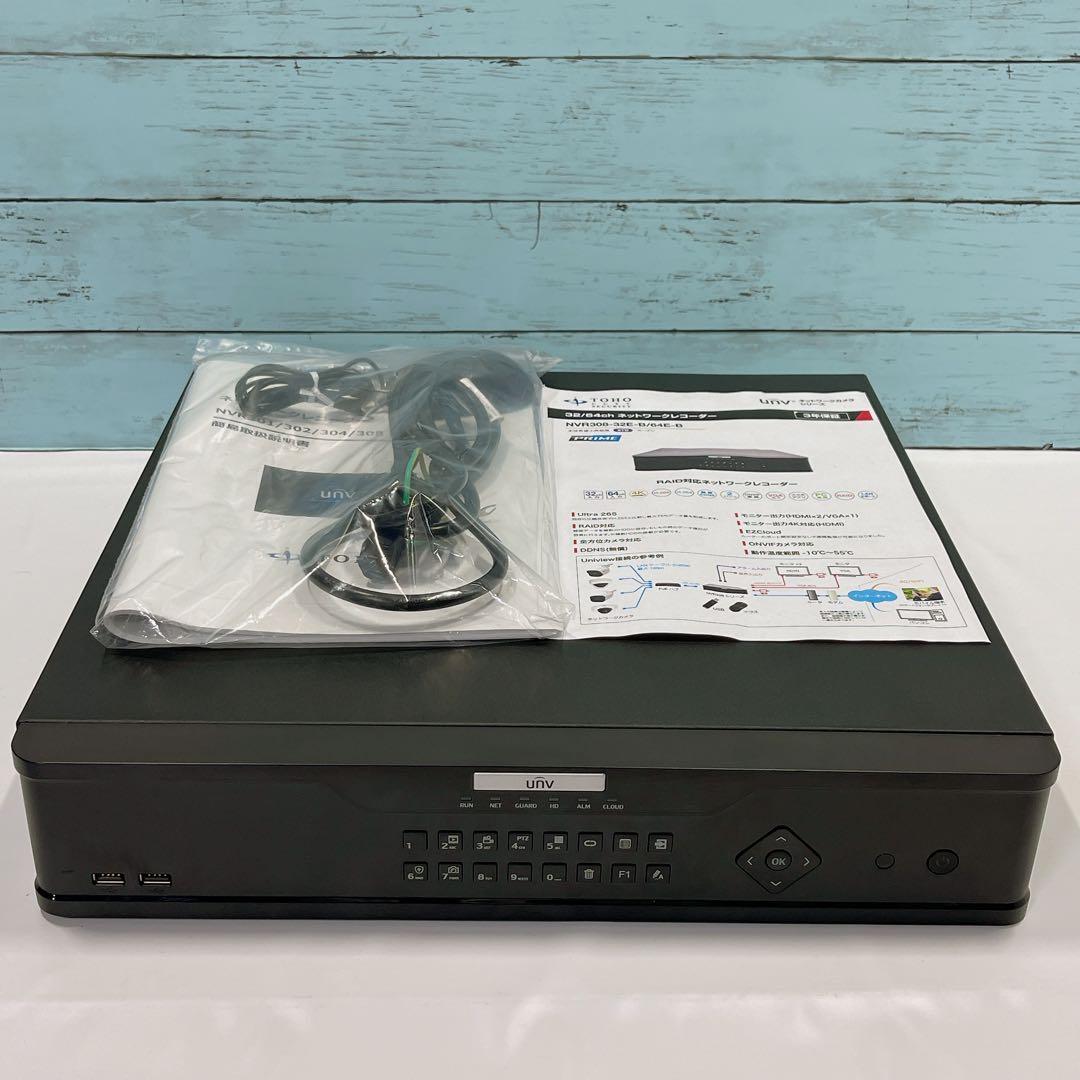 NVR308-32E-B 32ch/8TB ネットワークレコーダー TOHO
