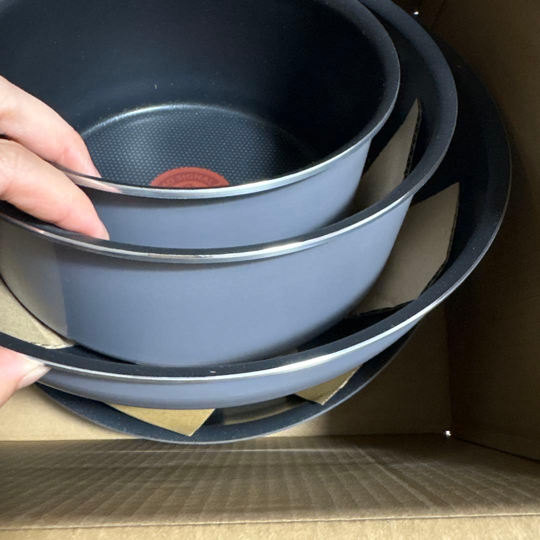 T-fal ティファール インジニオネオ フレーズグレー 9点セット　ガス火専用