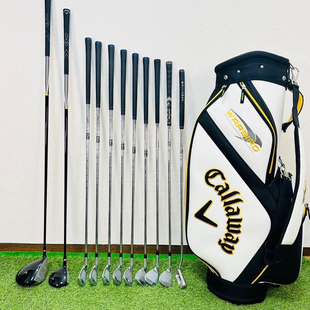 人気モデル キャロウェイ ウォーバード ゴルフクラブセット メンズ S 初心者