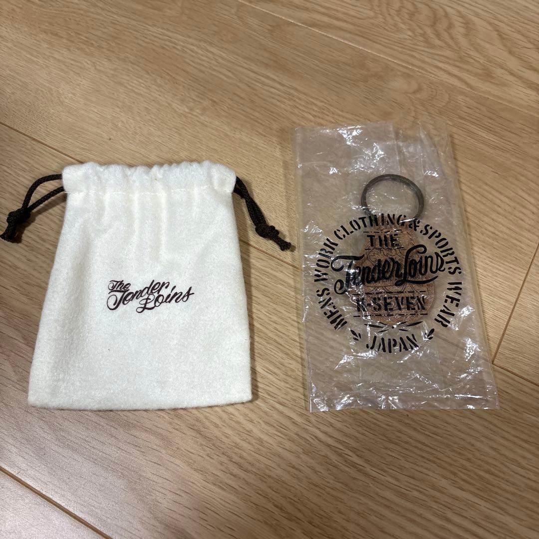 ル*ル様 テンダーロイン　キーホルダー　ベージュ　スエード　廃盤　新品未使用　付