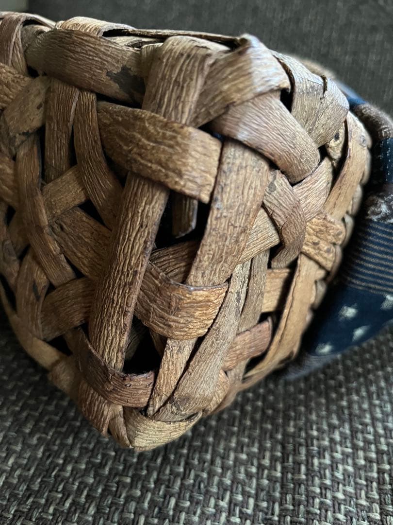 胡桃の下かご付きパッチワークバッグ