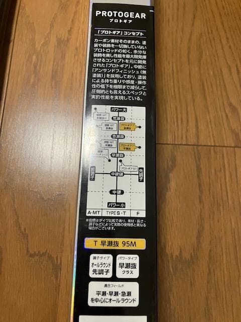 ダイワ　プロトギア　T早瀬抜95M　162800円の品　オールラウンドモデル