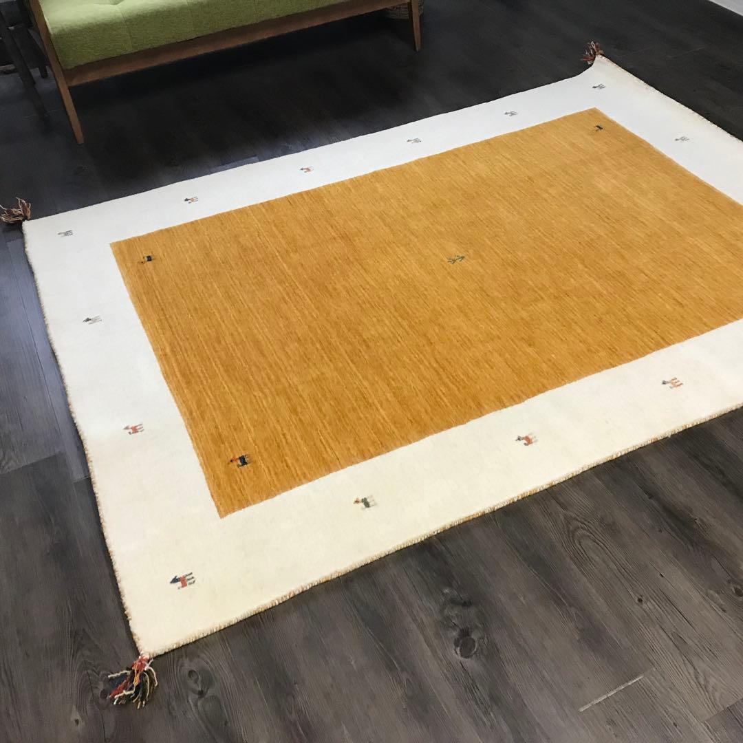 北欧インテリア ラグ 絨毯 ギャッベ ギャベ 142x198cm 2gowh