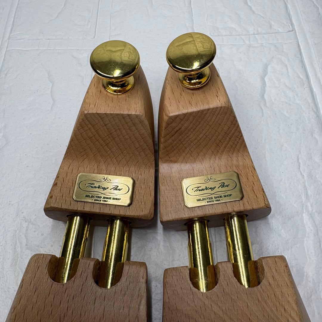 セール‼️【美品】 浅草靴誂 ストレートチップ 内羽根 シューツリー付 25cm