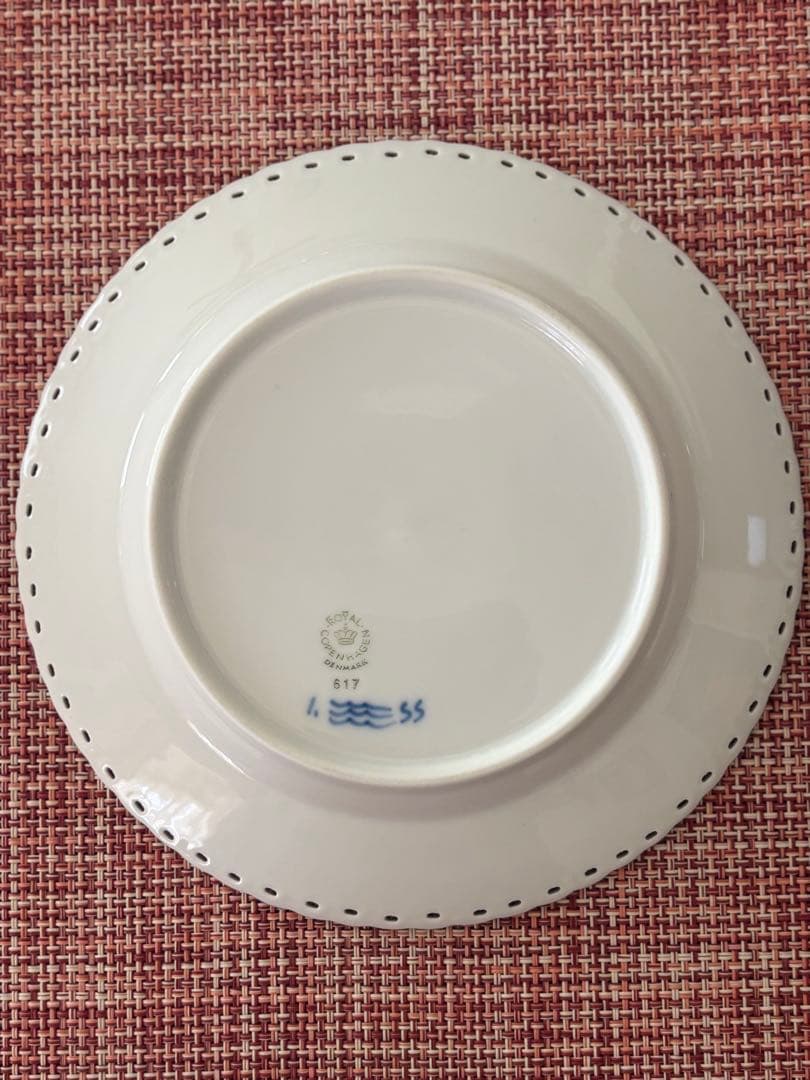 Tatara さん専用　ブルーフルーテッド フルレース 17cm 6枚セット