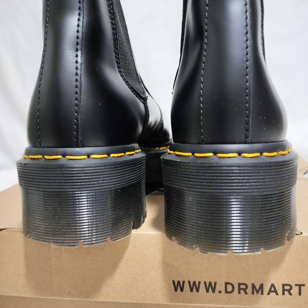 Dr. Martens　サイドゴアブーツ　ブラック　クアッド 2976　厚底