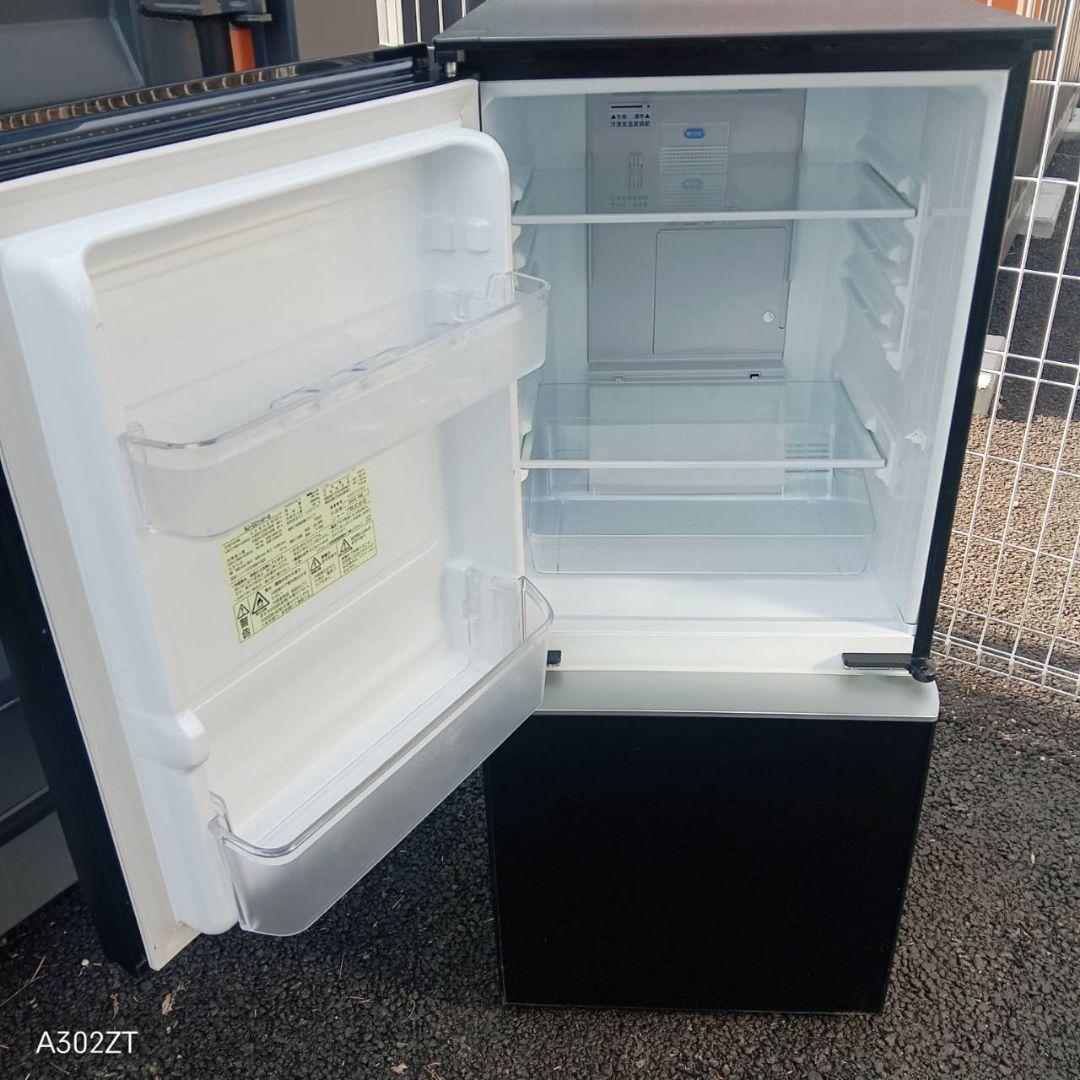 A02B5 安心保証付　SHARP　2ドア　ガラスデザイン　冷蔵庫　137L