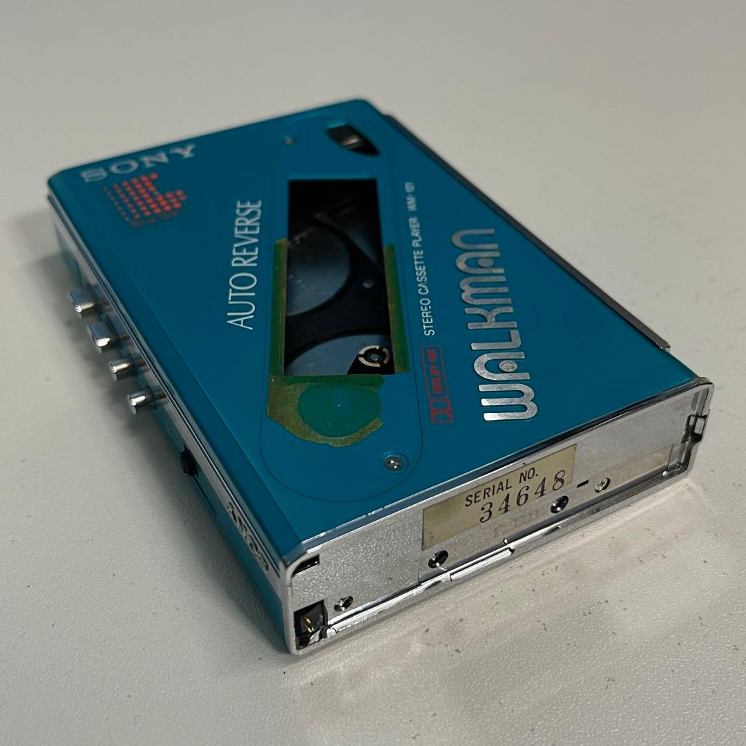 SONY WM-101 ウォークマン ステレオカセットプレーヤー 青現状品