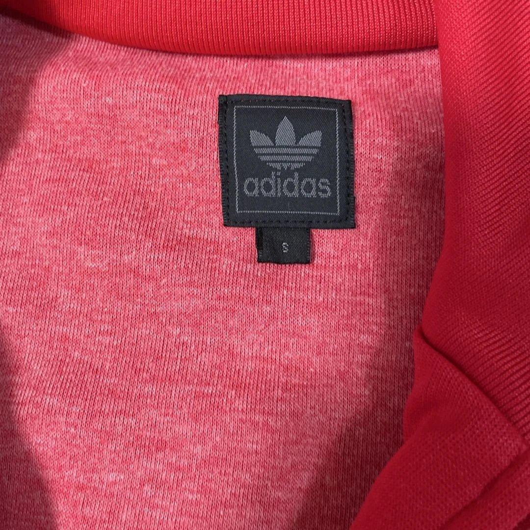adidas イングランドエンブレム 赤ジャージ M トラックトップ