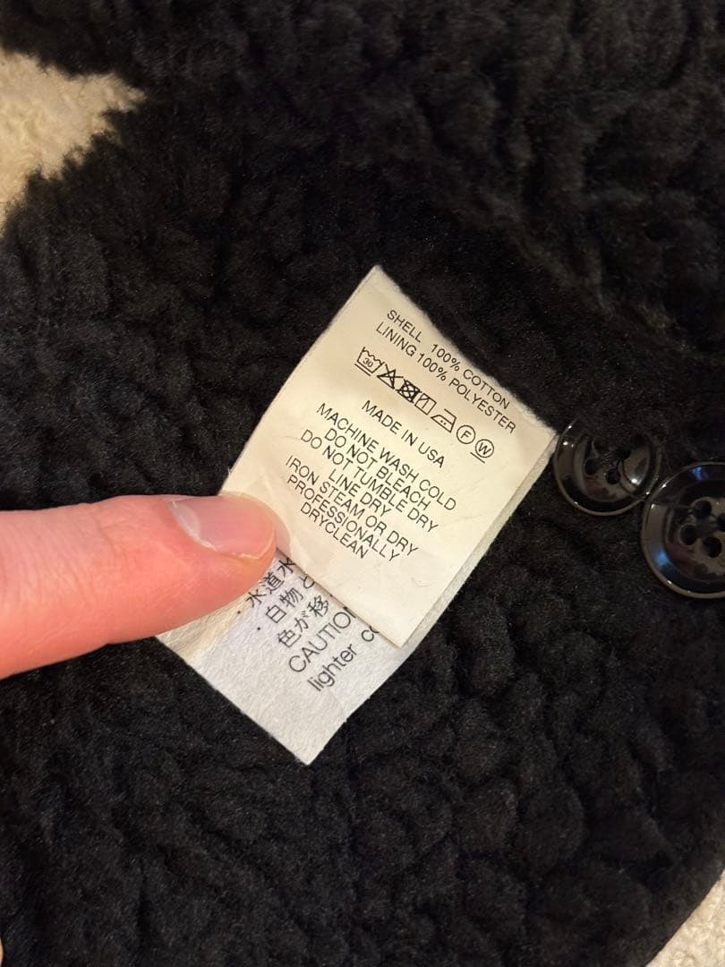 エンジニアードガーメンツ Fowl Vest コットンダブルクロス 黒 S