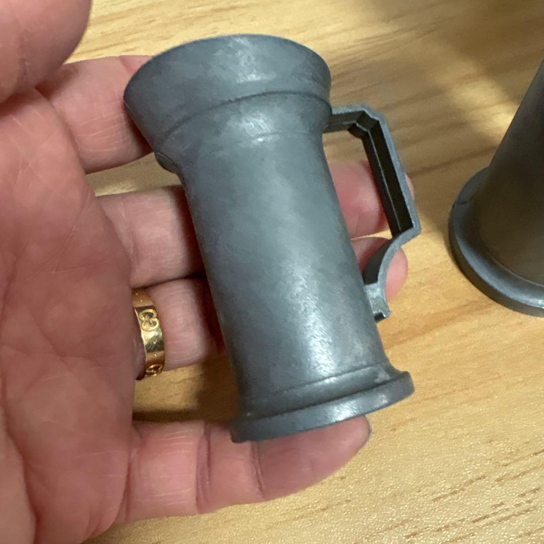 フランス　ピューター製　計量カップ