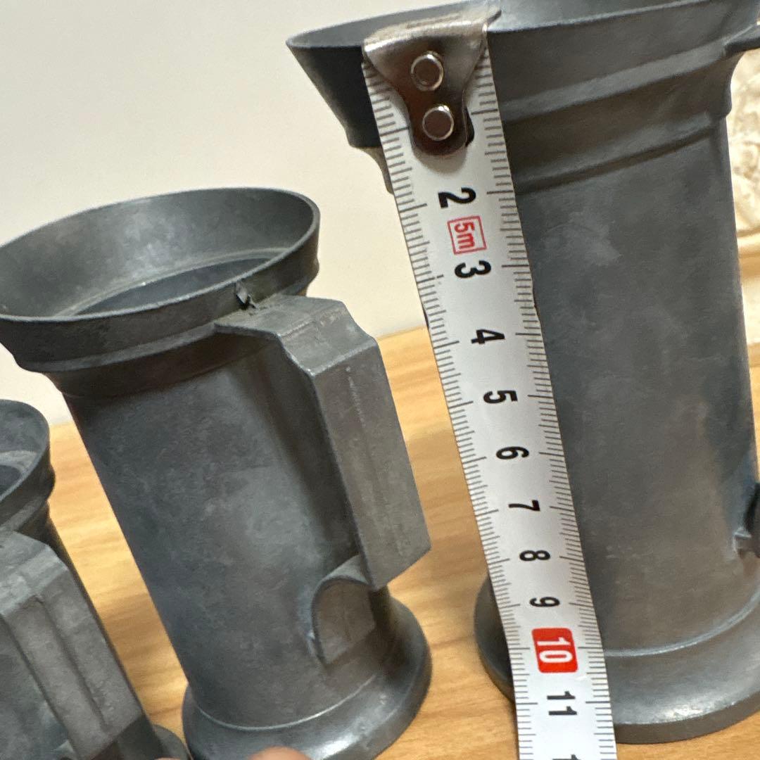 フランス　ピューター製　計量カップ