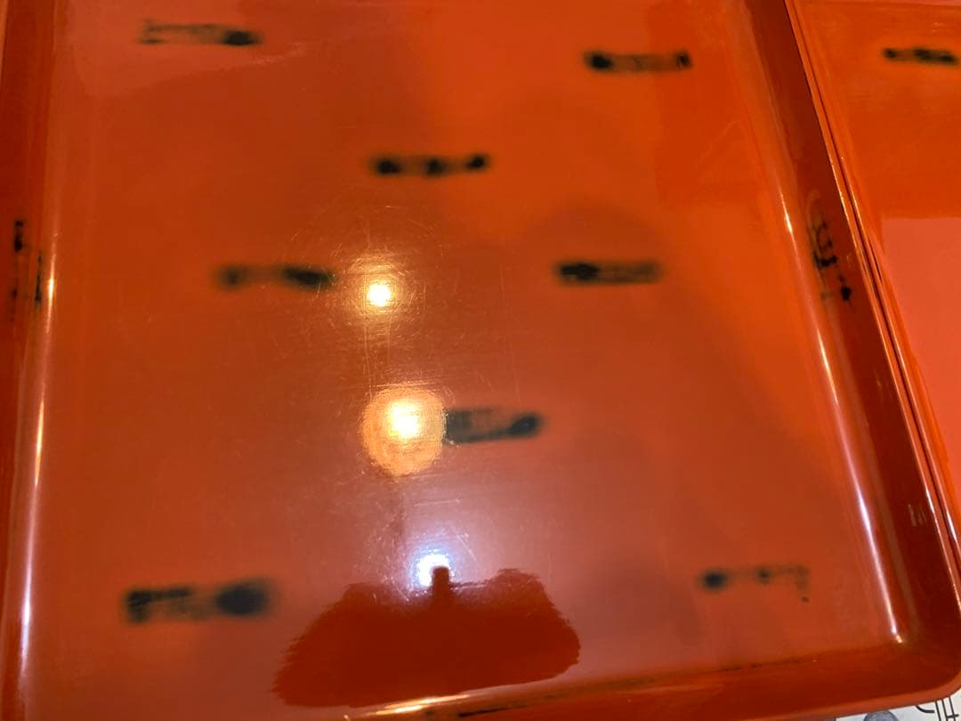 輪島塗　根来　御膳　足付膳　会席膳　５客　膳