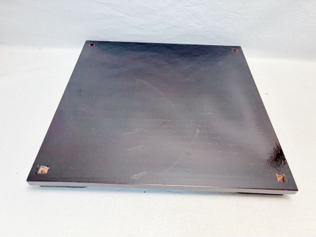 茶道具 宗悦作 木製溜塗 吉野棚 圓能斎好写 組み立式 おしゃれ 水指棚 元箱