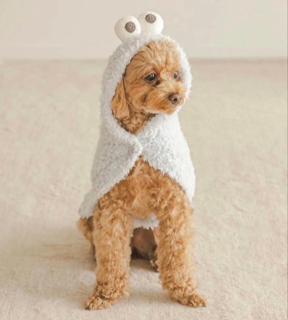 ジェラートピケ　クッキーモンスターケープ　ブルーL