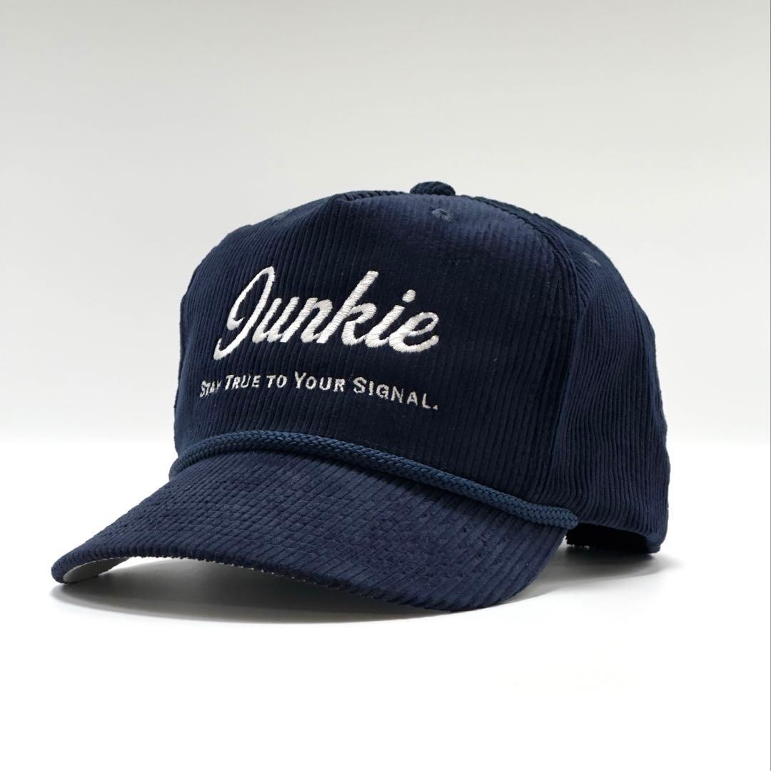 【コーデュロイ】Junkie トラッカーキャップ ネイビー