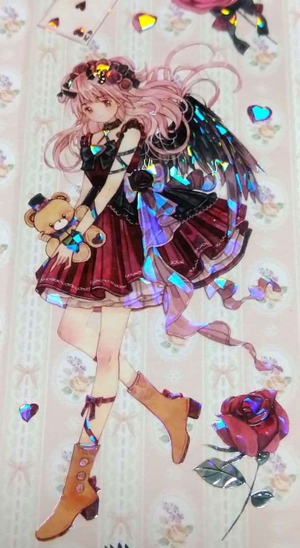 J650＃血色乐园(贝壳光)森遇切り売り海外人物マステ女の子