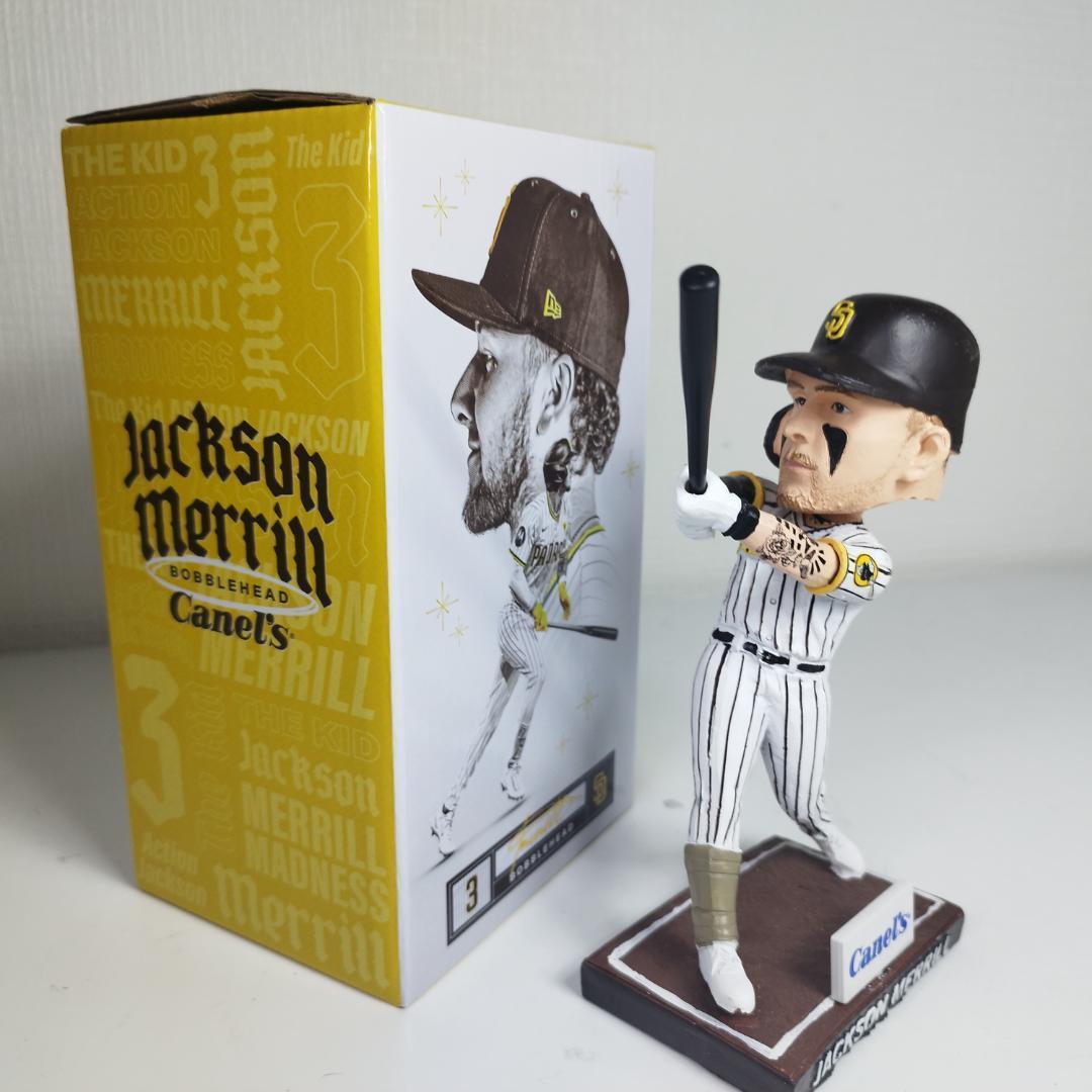 ジャクソン メリル ボブルヘッド 新品 非売品 2025 パドレス 首 IObb