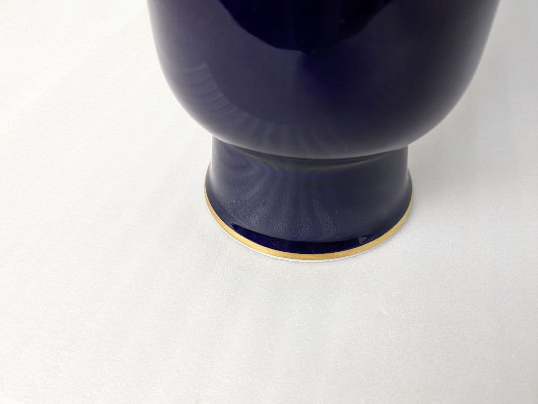 マイセン コバルト フラワーベース 花瓶