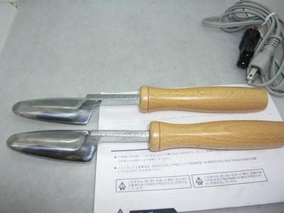 展示未使用品　タキイ和裁電化鏝　ランプ付　和裁コテ　タキイ製　鏝２本付