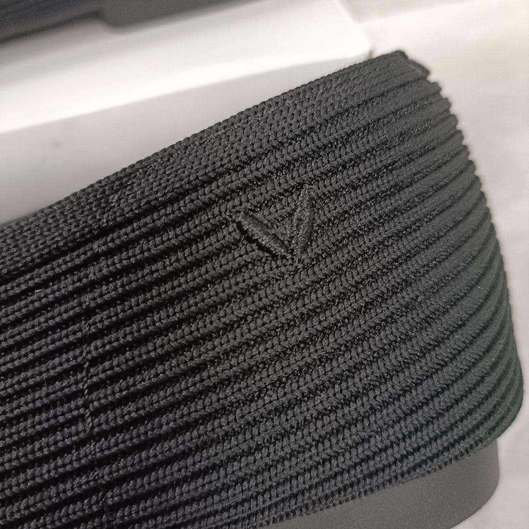 【新品】VIVAIA ビバイア フラットシューズ スクエアトゥ 25cm相当 黒