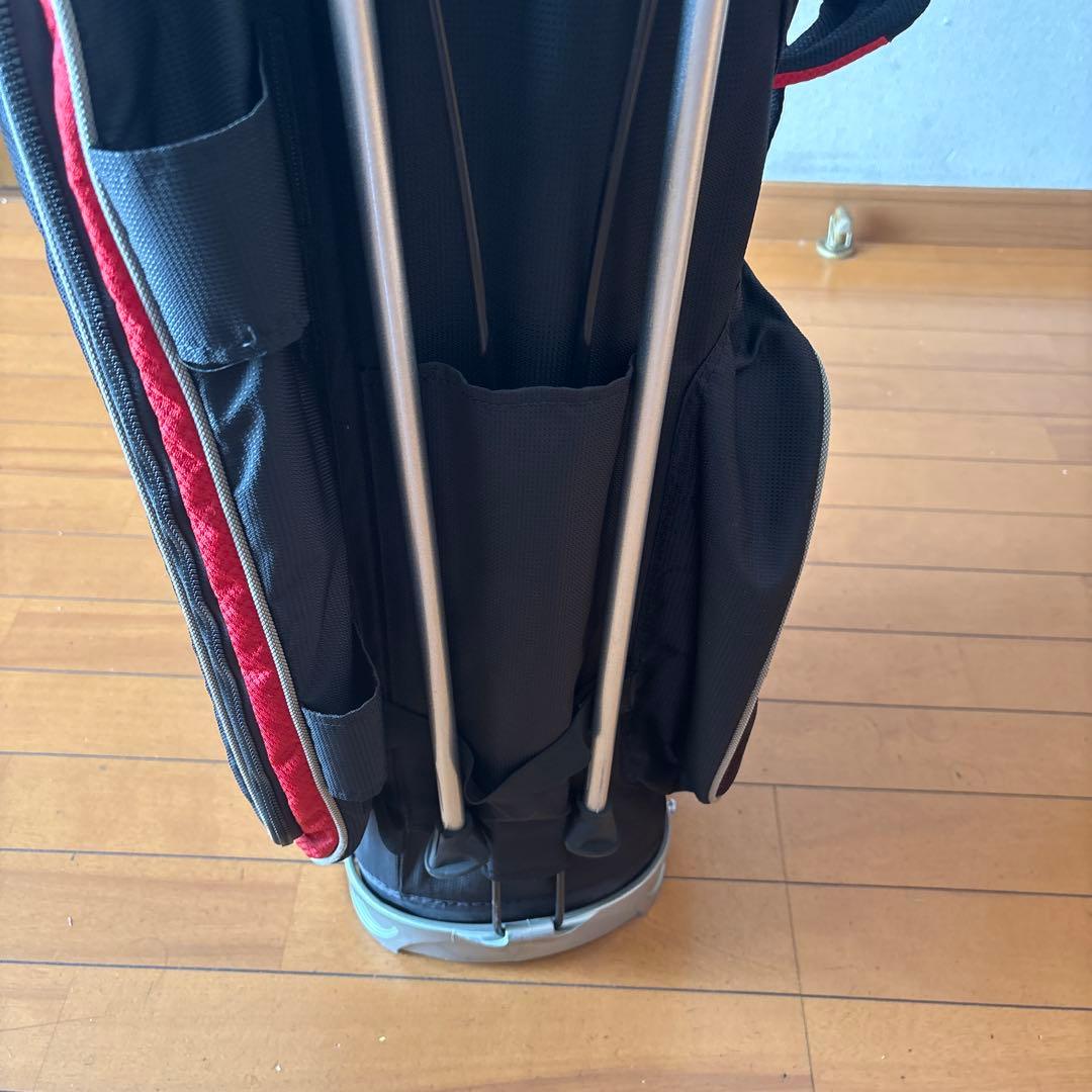 Callaway ゴルフキャディバッグ 赤黒 5仕切り