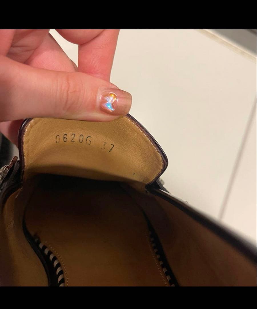 TOGA バーガンディ レザー ローファー