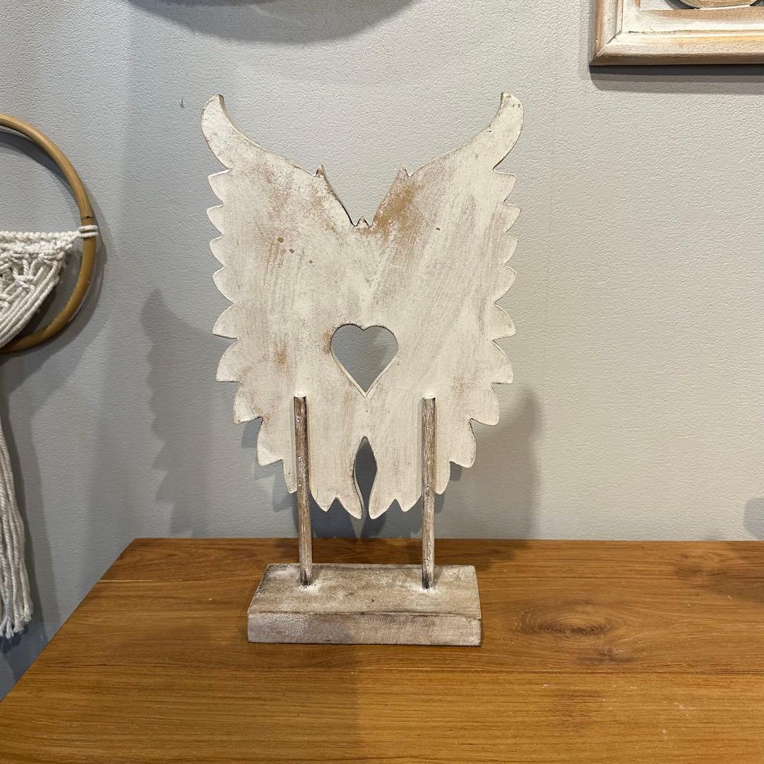 【マミー】バリ島羽根のオブジェとbohoウォールデコ