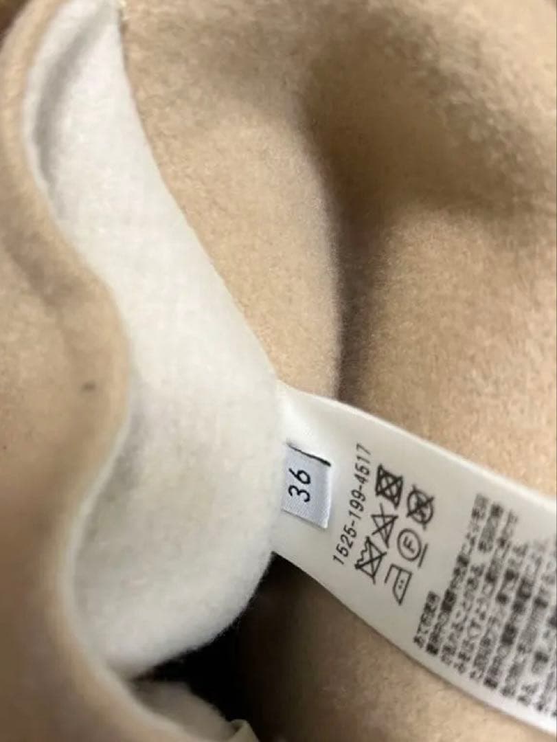 p*e様 UNITED ARROWS　バイカラー リバー　ミドルコート