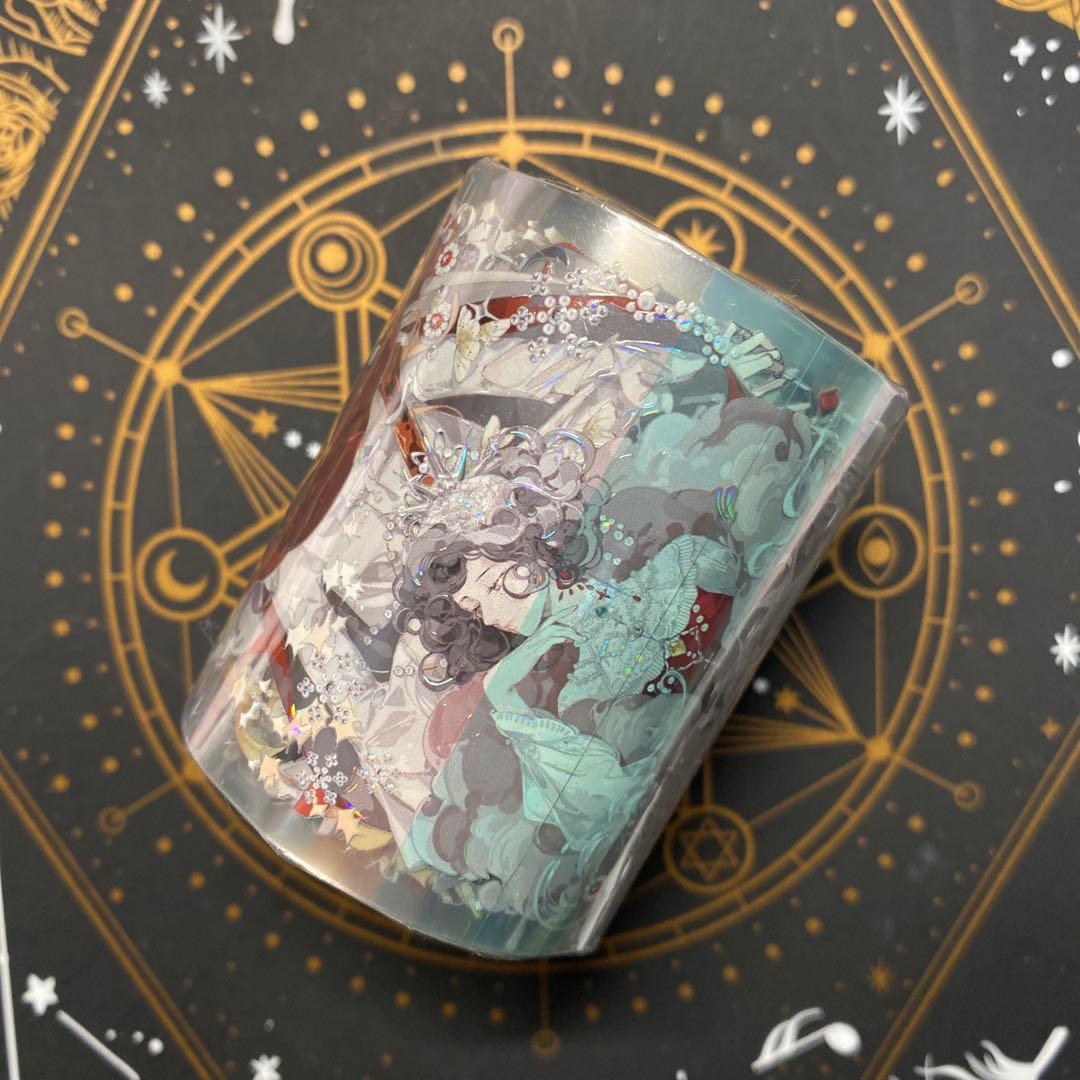 【H】海外　10m巻　貝殻光マスキングテープ　人物系/装飾系/背景系