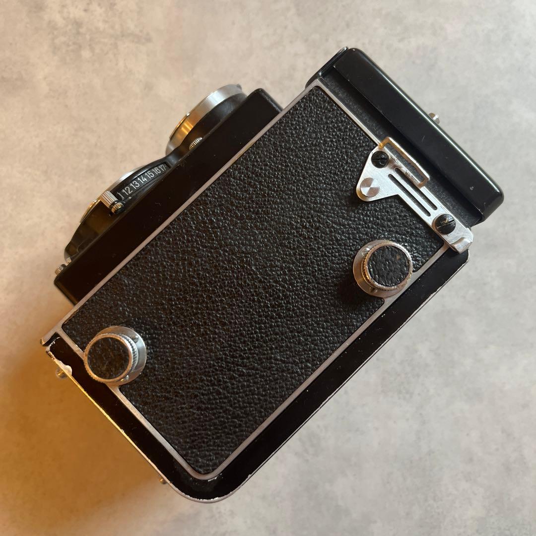 二眼レフ　カメラ　ローライコード