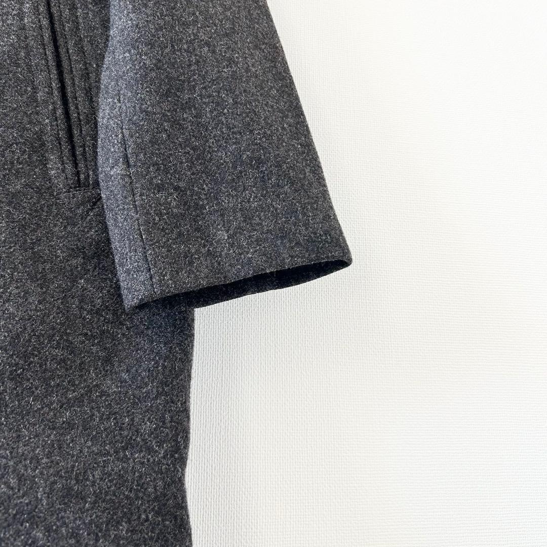 マーガレットハウエル　ツイードPコート ピーコート　グレー　Ⅲ