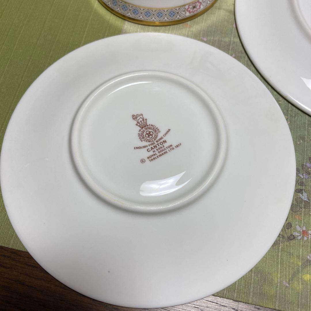 ロイヤルドルトン　カントン　トリオセット②